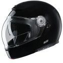 HJC integral modular in jet helmet vintage FIBER V90 motorcycle scooter metal black