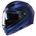 HJC casque intégral FIBRE F70 moto scooter BLEU mat métal