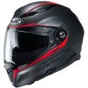 HJC FIBERGLASS integral motorcycle scooter helmet F70 FERON MC-1SF matt black red