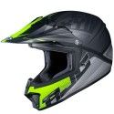 HJC casque moto cross enduro quad enfant CLXY ELLUSION MC-5SF noir gris vert mat