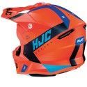 HJC casque moto cross enduro quad i50 ERASED MC-6HSF orange fluo bleu mat