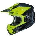 HJC casque moto cross enduro quad i50 ARTAX MC-4H fluo noir gris métal