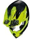 HJC casque moto cross enduro quad i50 ARTAX MC-4H fluo noir gris métal