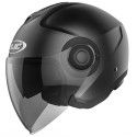 HJC casque demi jet moto scooter i40 UNI NOIR mat métal