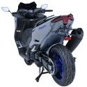 ermax yamaha TMax 560 2020 2021 support de plaque ALU noir SUPMAX EVO + platine de fixation