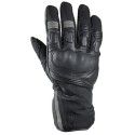 HARISSON ARLINGTON man winter motorcycle scooter waterproof leather & textile gloves EPI black-grey