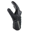 HARISSON gants cuir & textile ARLINGTON moto scooter hiver étanche homme EPI noir-gris