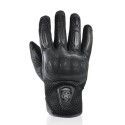 HARISSON gants LEADER EVO cuir & textile RACING moto scooter été homme noir EPI