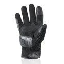 HARISSON LEADER EVO man summer motorcycle scooter RACING leather & textile gloves black EPI