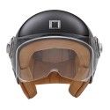 NOX vintage jet helmet moto scooter IDOL gloss black