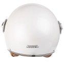 NOX casque jet vintage moto scooter IDOL blanc perle