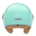 NOX casque jet vintage moto scooter IDOL vert brillant