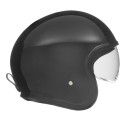 NOX casque jet vintage moto scooter NEXT noir brillant