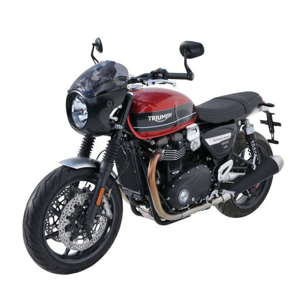 ERMAX Triumph SPEED TWIN 2019 2020 tête de fourche CAFE RACER saute vent BRUT A PEINDRE