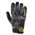 HARISSON SCORE man summer motorcycle scooter textile gloves EPI black-fluo