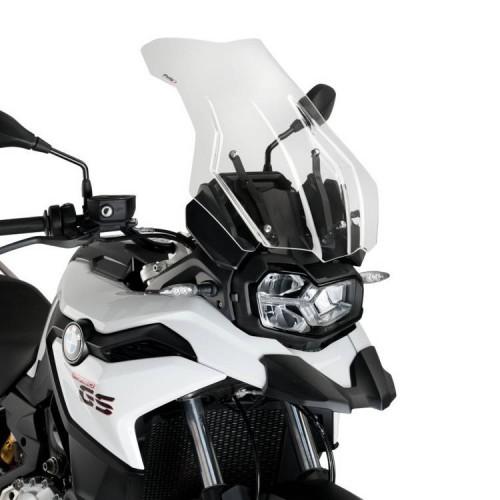 PUIG Bulle Touring PLUS BMW F750 GS / F850 GS / ADVENTURE / 2018 2024 ref 9770 (moto avec bulle sport origine)