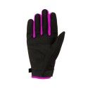 BERING gants textile Lady YORK moto scooter femme été noir-fushia BGE466