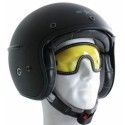 CHAFT google for motorcycle scooter jet helmet in brown leather