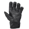 HARISSON MARSHALL man summer motorcycle scooter leather & textile gloves black 