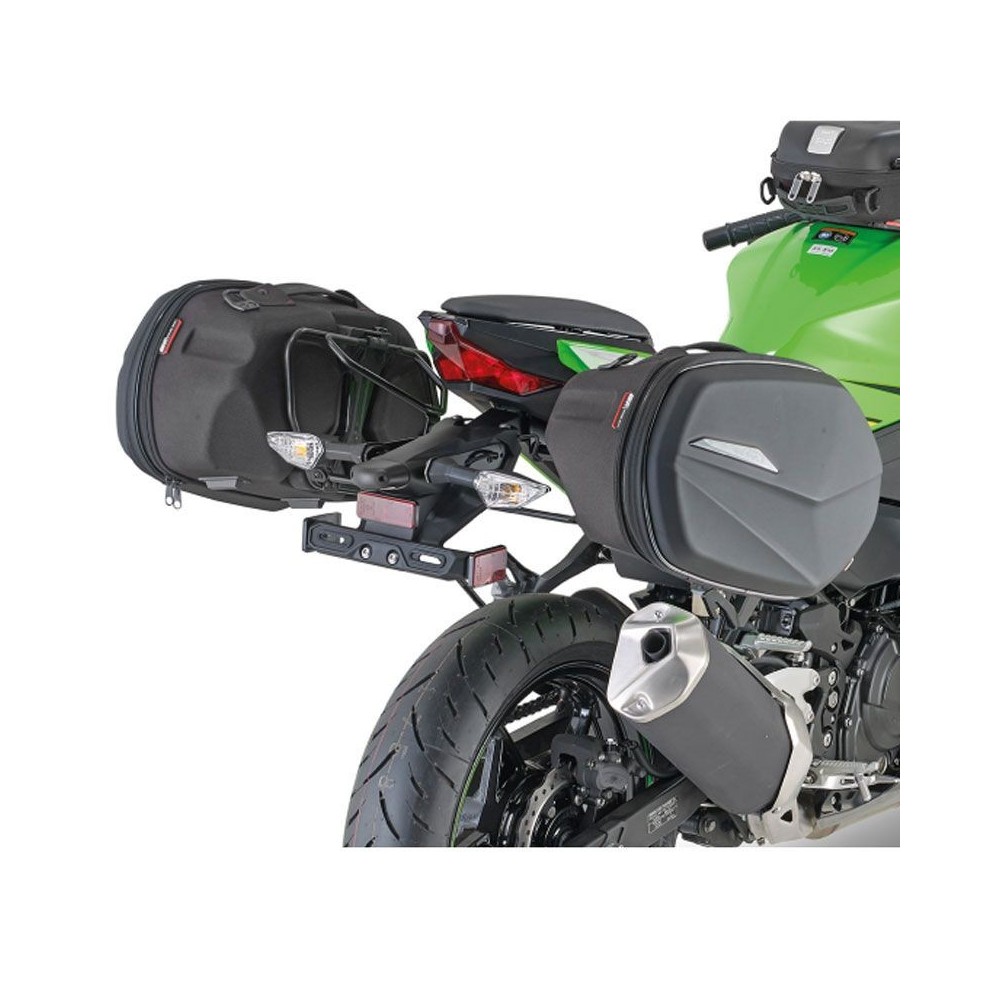 GIVI paire de sacoches cavalières rigides ST609 EASYLOCK moto scooter GT extensibles de 2x25L