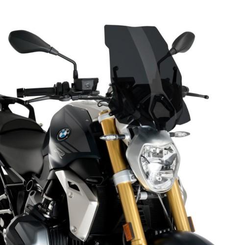 PUIG TOURING wind deflector (with original BMW support) BMW R1250 R / 2018 2025 ref 3626