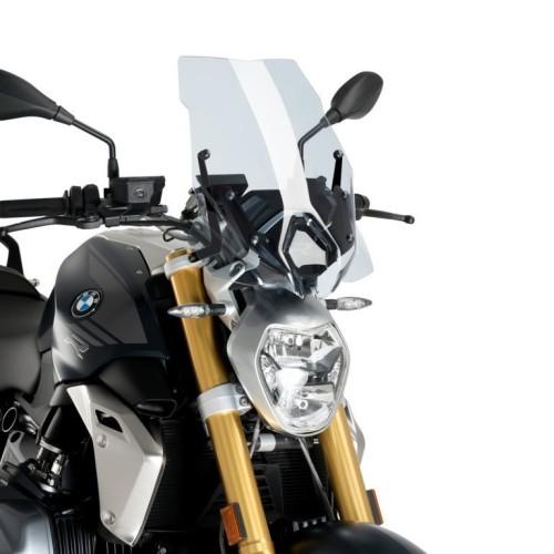 PUIG TOURING wind deflector (with original BMW support) BMW R1250 R / 2018 2025 ref 3626