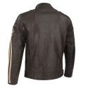 SEGURA motorcycle VENTURA vintage all seasons man leather waterproof jacket brown-beige SCB1494