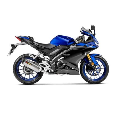 AKRAPOVIC Yamaha YZF R 125 2019 2020 ligne complète RACING en TITANE pot d'échappement 1810-2660