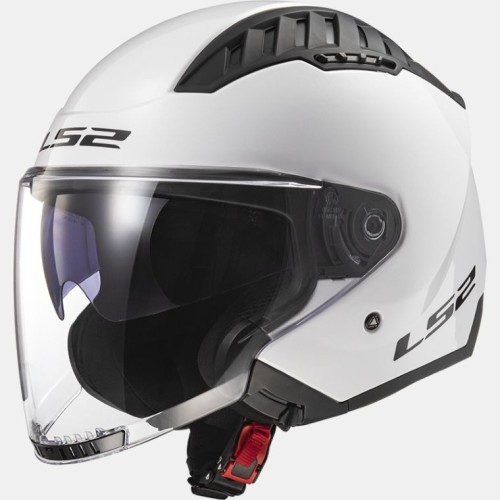 LS2 OF600 COPTER SOLID jet helmet motorcycle scooter gloss white