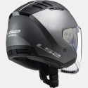 LS2 casque jet moto scooter OF600 COPTER SOLID titane mat