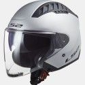 LS2 OF600 COPTER SOLID jet helmet motorcycle scooter matt silver