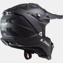 LS2 casque cross enduro quad SUBVERTER EVO MX700 SOLID noir mat