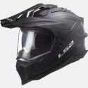 LS2 MX701 EXPLORER SOLID cross enduro quad trail helmet matt black