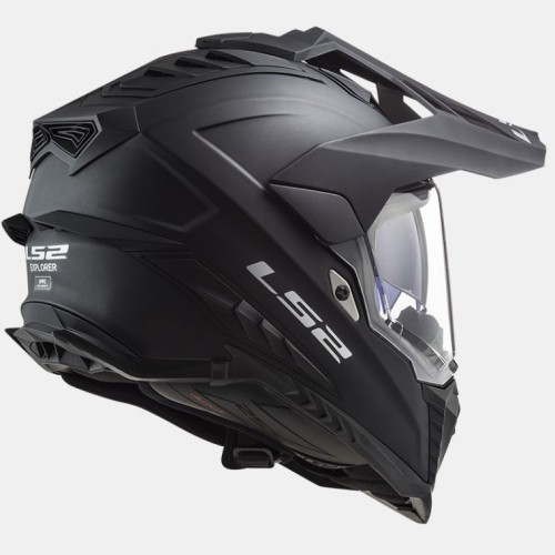 LS2 MX701 EXPLORER SOLID cross enduro quad trail helmet matt black