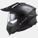 LS2 casque moto cross enduro quad trail CARBONE MX701 EXPLORER C SOLID carbone brillant