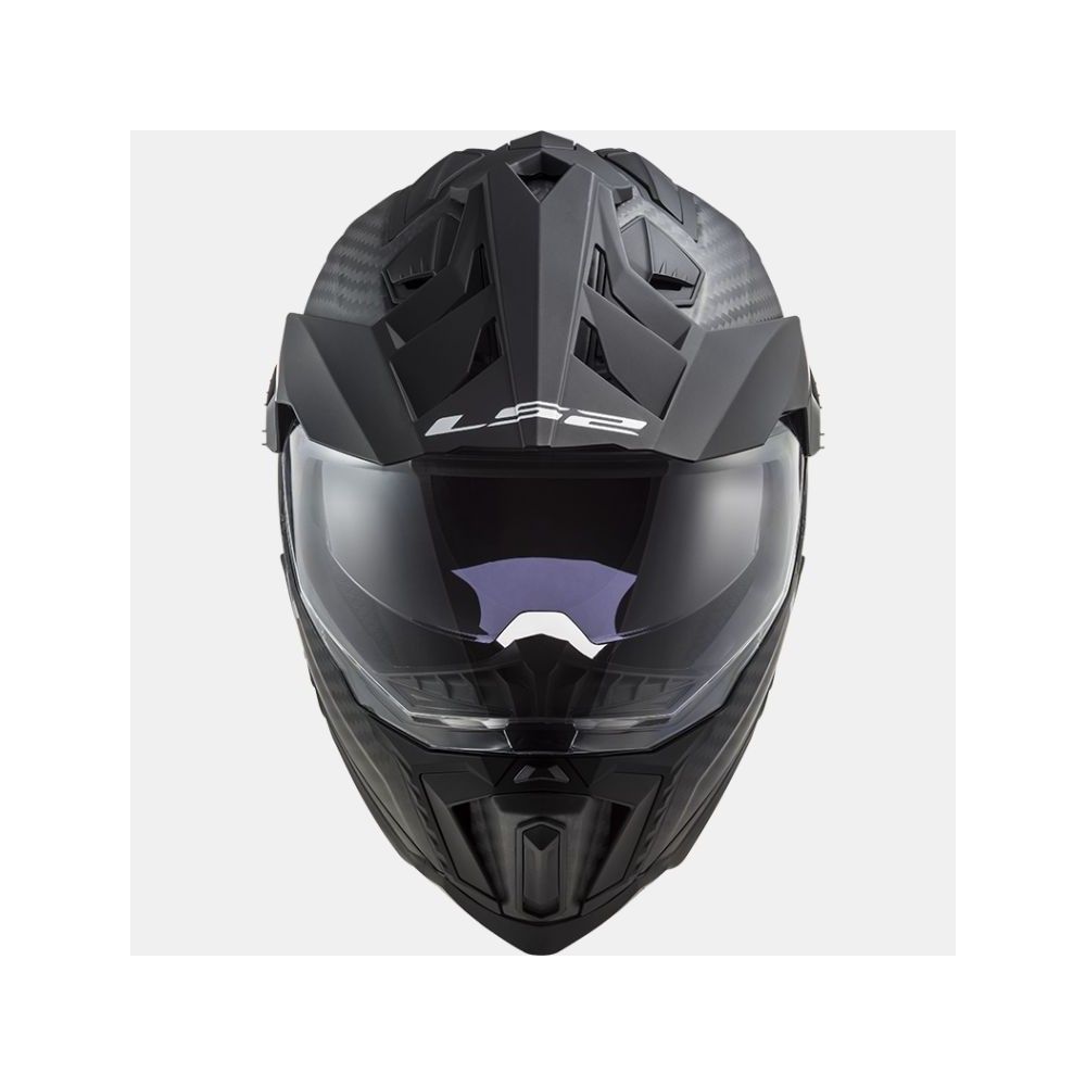 LS2 MX701 EXPLORER CARBON SOLID cross enduro quad trail motorcycle helmet gloss carbon