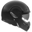 NOX casque intégral modulable en jet STRATOS moto scooter noir brillant