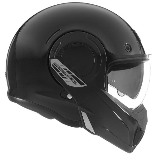 NOX STRATOS modular in jet helmet moto scooter gloss black