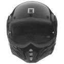 NOX STRATOS modular in jet helmet moto scooter gloss black