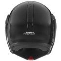 NOX casque intégral modulable en jet STRATOS moto scooter noir brillant