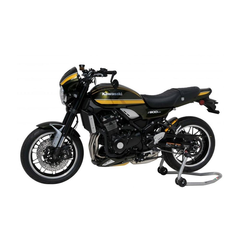 ERMAX Kawasaki Z900 RS 2018 2019 2020 2021 garde boue AR lèche roue PEINT + carter de chaine alu