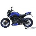 ermax Yamaha MT07 2021 garde boue arrière lèche roue BRUT à peindre + carter de chaine alu