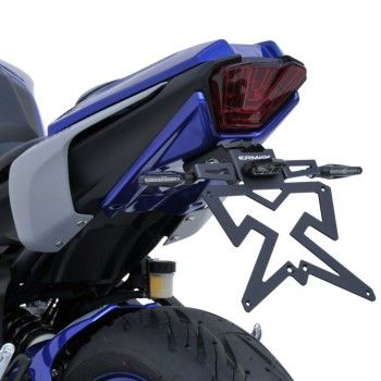 ermax yamaha MT07 2021 black ALU SUP09-EVO license plate holder + ALU frame