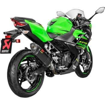 AKRAPOVIC KAWASAKI Z 400 / NINJA 400 / 500 / 2018 2024 pot d'échappement CARBONE NON hom. SLIP-ON 1811-3515