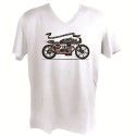 CHAFT ZERO motorcycle SPORTSWEAR man t-shirt tshirt CA023