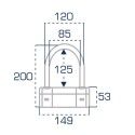 CHAFT FR SECURITE Antivol moto U FR85P - SRA - AV210