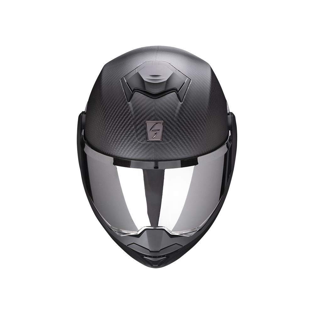 SCORPION modular helmet EXO TECH CARBON SOLID moto scooter matt black