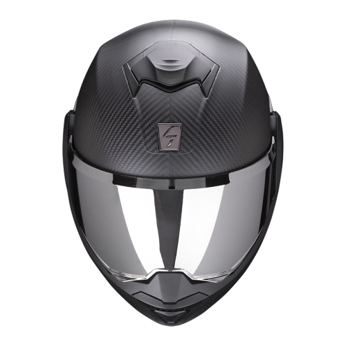 SCORPION casque modulaire EXO-TECH EVO CARBON SOLID moto scooter noir mat