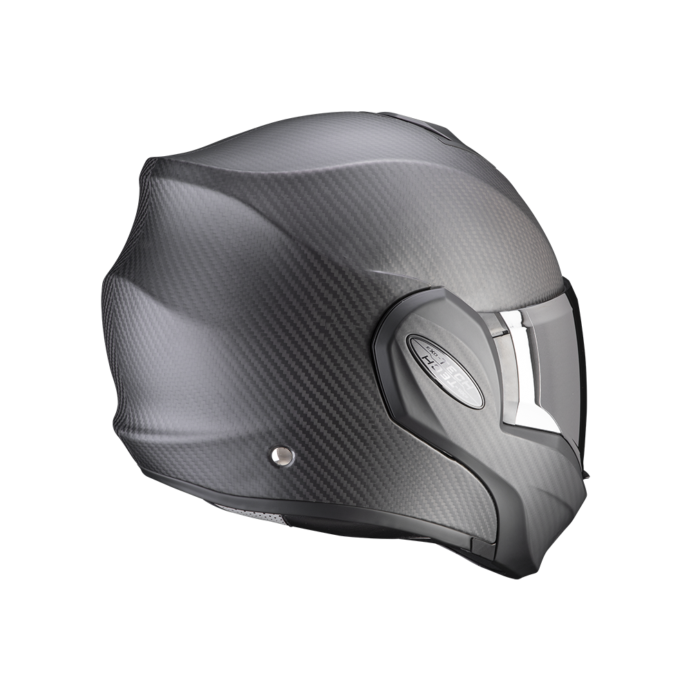 SCORPION casque modulaire EXO-TECH EVO CARBON SOLID moto scooter noir mat