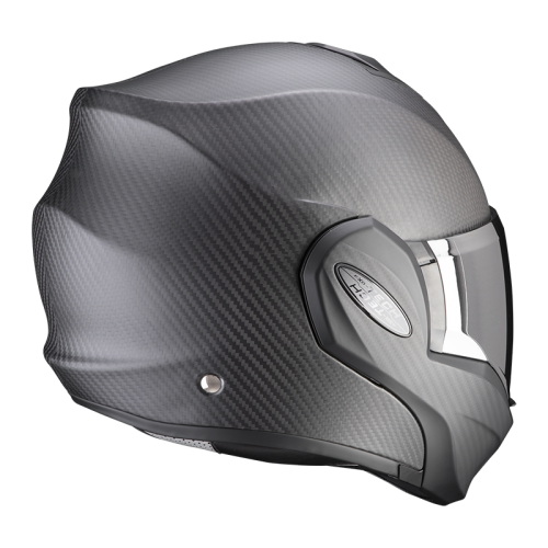 SCORPION casque modulaire EXO-TECH EVO CARBON SOLID moto scooter noir mat